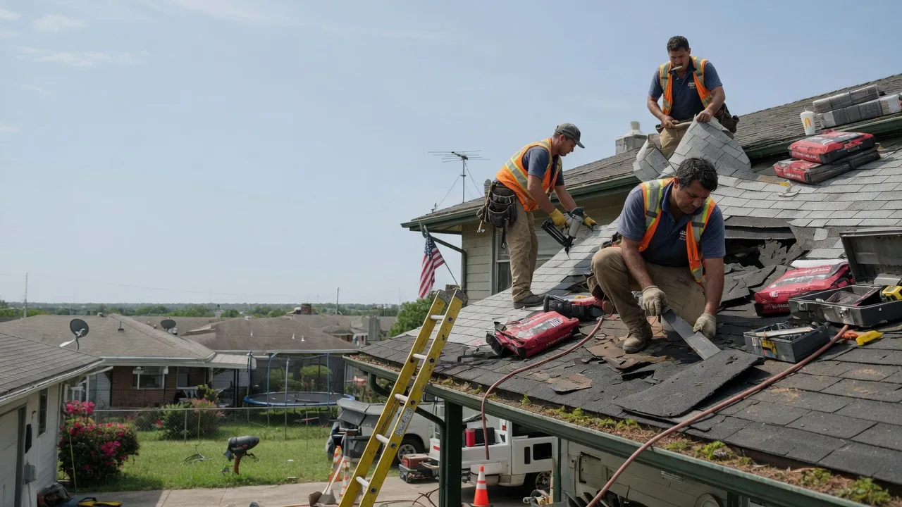 Roof Repair in Lequire, OK near me